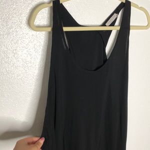 Black Cotton Maxi Dress